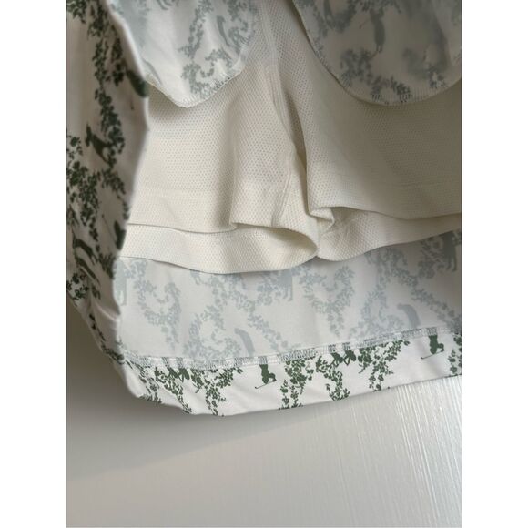 Nike Golf FitDry size S off white/ green golfer print skort - Picture 9 of 13